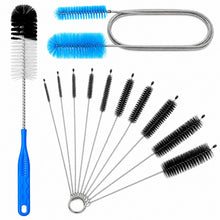 Load image into Gallery viewer, 12-Piece Bottle & Tube Cleaning Brush Set with Flexible Double-Ended Brush – product view