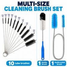 Load image into Gallery viewer, 12-Piece Bottle & Tube Cleaning Brush Set with Flexible Double-Ended Brush – detail 2