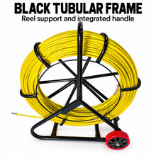 Load image into Gallery viewer, 150m x 8mm Fibreglass Duct Rodder Cable Puller with Wheeled Reel – detail 3