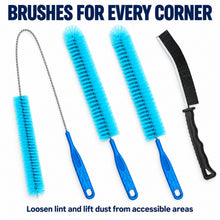 Load image into Gallery viewer, 6-Piece Dryer Lint Cleaning Kit with Vacuum Hose & Brushes – detail 4