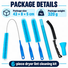 Load image into Gallery viewer, 6-Piece Dryer Lint Cleaning Kit with Vacuum Hose & Brushes – detail 8