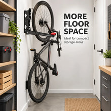 Load image into Gallery viewer, Foldable Wall Mounted Bike Rack 180° Swivel Bicycle Storage Holder 24-29" 30kg