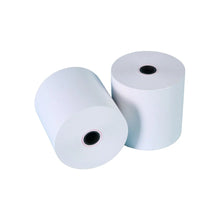 Load image into Gallery viewer, 50 Rolls 75x75mm 1 Ply White Bond Paper Cash Register Receipt Rolls Non-Thermal