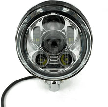 Load image into Gallery viewer, 5.75" Chrome LED daymaker bullet headlight Harley Sportster dyna softail XL