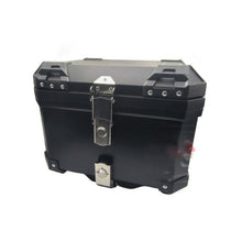 Load image into Gallery viewer, 45L Motorcycle Tour Tail Box Trunk Luggage Top Lock Storage Carrier Case Black