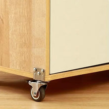 Load image into Gallery viewer, 4Pcs 2 in L-Shape Rubber Caster Wheels Right Angle Mute Swivel Wheel