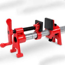 Load image into Gallery viewer, 3/4" Pipe Clamp Woodworking Tool Cast Iron Carpenter Hand Tool 2pcs Pads