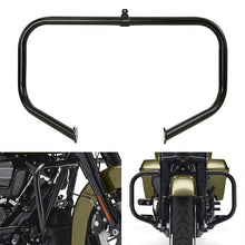 Load image into Gallery viewer, Black Engine Guard Crash Bar For Harley Street Electra Glide Road King 2009-2023