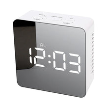 Load image into Gallery viewer, LED Mirror Night Lights Thermometer Multi-function Digital Alarm Clock