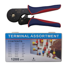 Load image into Gallery viewer, 1200pcs Box Tubular Crimp Splices Electrical Wire Ferrules Connectors Set Pliers