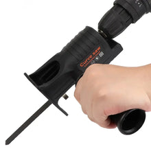 Load image into Gallery viewer, Electric Drill To Saw Conversion Head Curve Saw Converter Woodworking Saw