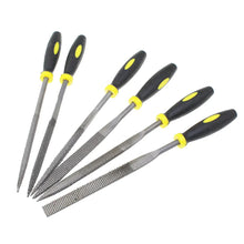 Load image into Gallery viewer, 7" 180mm 6pcs Wood Carving Tools Metal File mini Needle Rasp