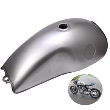 Load image into Gallery viewer, 10L / 2.6 Gallon Motorcycle Cafe Racer Gas Fuel Tank Unpainted