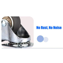 Load image into Gallery viewer, 4Pcs 3 in TPR Mute Heavy Duty Furniture Swivel Caster Wheels
