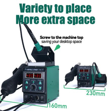Load image into Gallery viewer, 2 in 1 YIHUA 8786D-I110V 220V Soldering Iron Hot Air Soldering Station