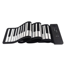 Load image into Gallery viewer, Roll Up Piano 88 Keys Hand-rolling Portable waterproof Silicone Piano for kids