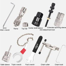 Load image into Gallery viewer, 28 Piece Bike Bicycle Repair Tool Set Home Mechanic Repair Kit Adjustable Wrench