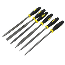 Load image into Gallery viewer, 7" 180mm 6pcs Wood Carving Tools Metal File mini Needle Rasp