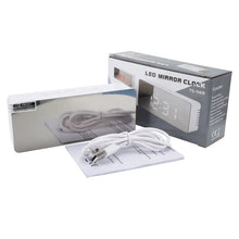 Load image into Gallery viewer, LED Mirror Night Lights Thermometer Multi-function Digital Alarm Clock