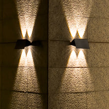 Load image into Gallery viewer, YH0616 Waterproof Outdoor Lamp Wall Mounted Led Solar Up And Down Wall Light