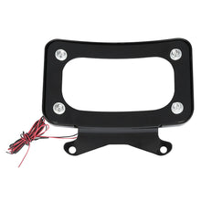 Load image into Gallery viewer, Curved License Number Plate Frame Mount LED Light Fits For Harley Road Street