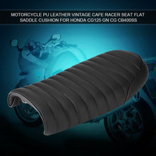 Load image into Gallery viewer, Black Motorcycle Cafe Racer Seat Vintage Saddle Seat For CB Yamaha XJ