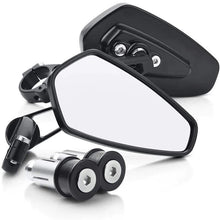 Load image into Gallery viewer, 7/8" 22mm Motorcycle Rear View Mirrors Aluminum Bar End Mirror Motorbike