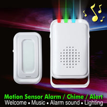 Load image into Gallery viewer, Wireless Motion Sensor Alarm Door Chime for Business 1 Detector & 1 Receiver