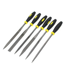 Load image into Gallery viewer, 7" 180mm 6pcs Wood Carving Tools Metal File mini Needle Rasp
