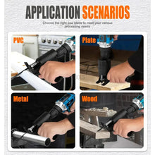 Load image into Gallery viewer, Electric Drill To Saw Conversion Head Curve Saw Converter Woodworking Saw