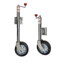 Load image into Gallery viewer, 2000lb 10-Inch Heavy-Duty Jockey Wheel with Swivel Bracket