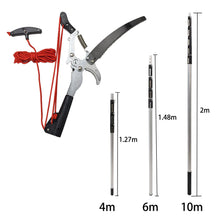 Load image into Gallery viewer, 4m 6m 10m Telescopic Scissors Pruning Branch Height Saw Garden Tools