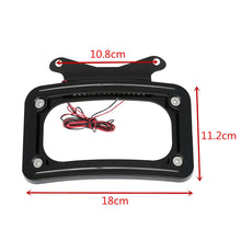 Load image into Gallery viewer, Curved License Number Plate Frame Mount LED Light Fits For Harley Road Street