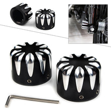 Load image into Gallery viewer, CNC Cut Front Axle Cap Nut Cover for Harley Electra Glide Sportster Motor Cool