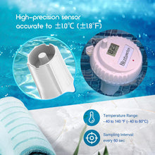 Load image into Gallery viewer, Digital Wireless Water Thermometer for Indoor and Outdoor Pools