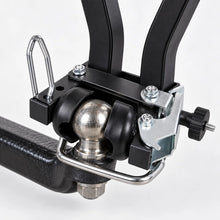 Load image into Gallery viewer, Foldable 3-bike tow ball carrier rack 45kg capacity for 50mm tow ball