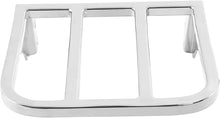Load image into Gallery viewer, Chrome Rear Sissy Bar Backrest Luggage Rack For Harley Sportster Softail Dyna