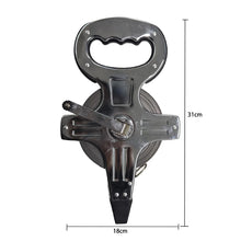 Load image into Gallery viewer, 100m Stainless Steel Tape Measure Portable Retractable Metric Tape Ruler