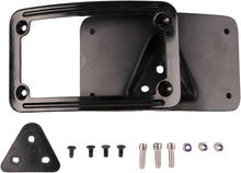 Load image into Gallery viewer, Black Curved Laydown License Plate Mount Bracket For Harley Dyna FXD Sportster