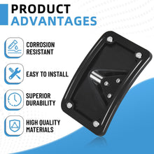 Load image into Gallery viewer, Black Curved Laydown License Plate Mount Bracket For Harley Dyna FXD Sportster