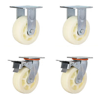 Load image into Gallery viewer, 4 pcs 6-inch 150mm Extra Heavy Duty Industrial Swivel Castors with Nylon Wheel