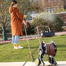 Load image into Gallery viewer, Light Duty Hose Reel Portable Hand-push Water Pipe Cart