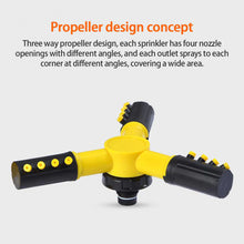 Load image into Gallery viewer, Garden Lawn Sprinkler Automatic 360 Degree Rotating Coverage Water Sprinkler