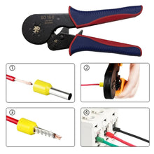 Load image into Gallery viewer, 1200pcs Box Tubular Crimp Splices Electrical Wire Ferrules Connectors Set Pliers