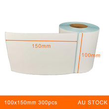 Load image into Gallery viewer, 12 Roll 100x150mm 300pcs High Quality Direct Thermal Labels