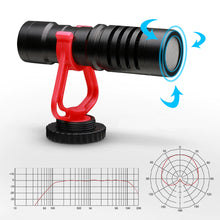 Load image into Gallery viewer, MG1 miniGun Direct Video Condenser Cardioid Microphone For Smartphones Camcorders DSLR