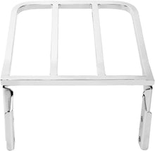 Load image into Gallery viewer, Chrome Rear Sissy Bar Backrest Luggage Rack For Harley Sportster Softail Dyna