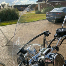 Load image into Gallery viewer, 18"x16" Motorcycle Windshield Windscreen For Harley Davidson Sportster 883 1200