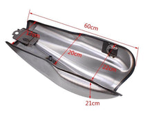 Load image into Gallery viewer, 10L / 2.6 Gallon Motorcycle Cafe Racer Gas Fuel Tank Unpainted