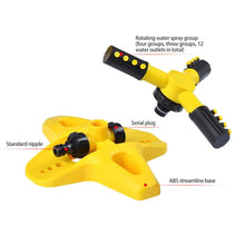 Load image into Gallery viewer, Garden Lawn Sprinkler Automatic 360 Degree Rotating Coverage Water Sprinkler